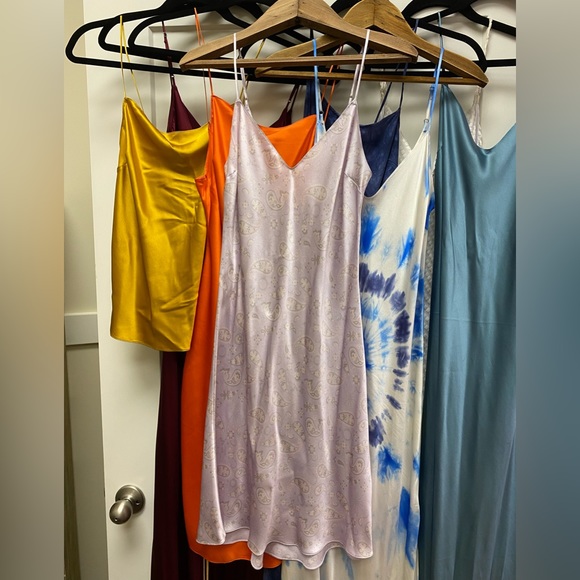 Dannijo Lilac Bandana Mini Slip Dress - Picture 5 of 5